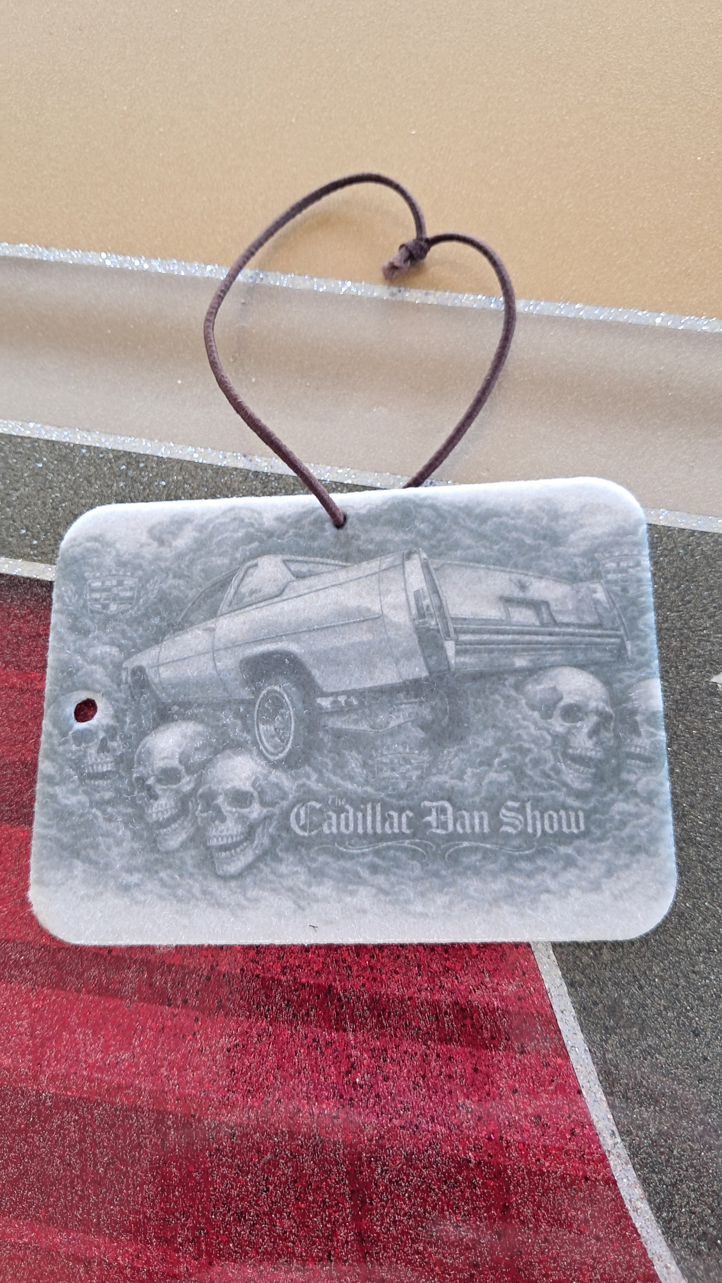 79 Coupe, The Cadillac Dan Show air freshener