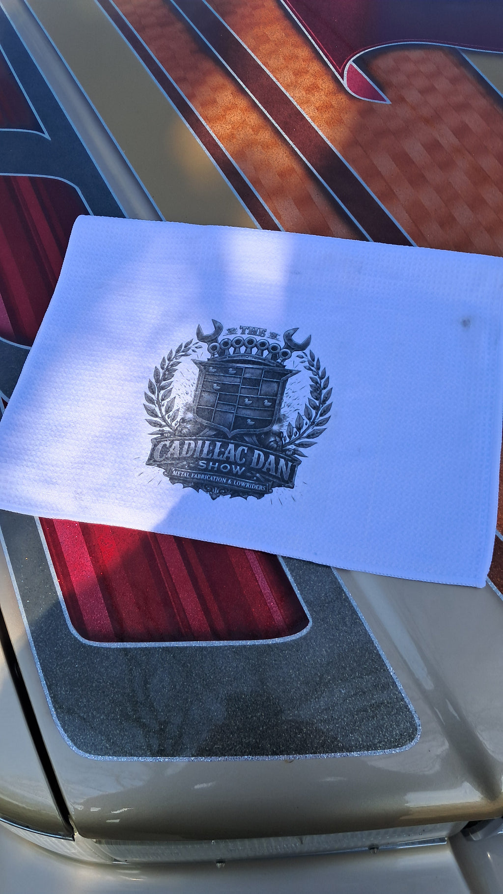 Cadillac Dan Show microfiber towel