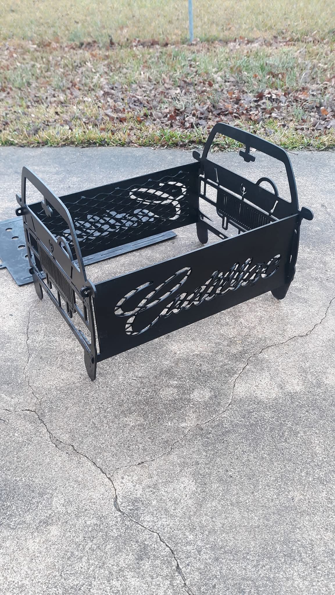 Cadillac fleetwood fire pit/grill