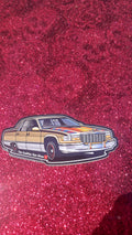 Cadillac fleetwood sticker