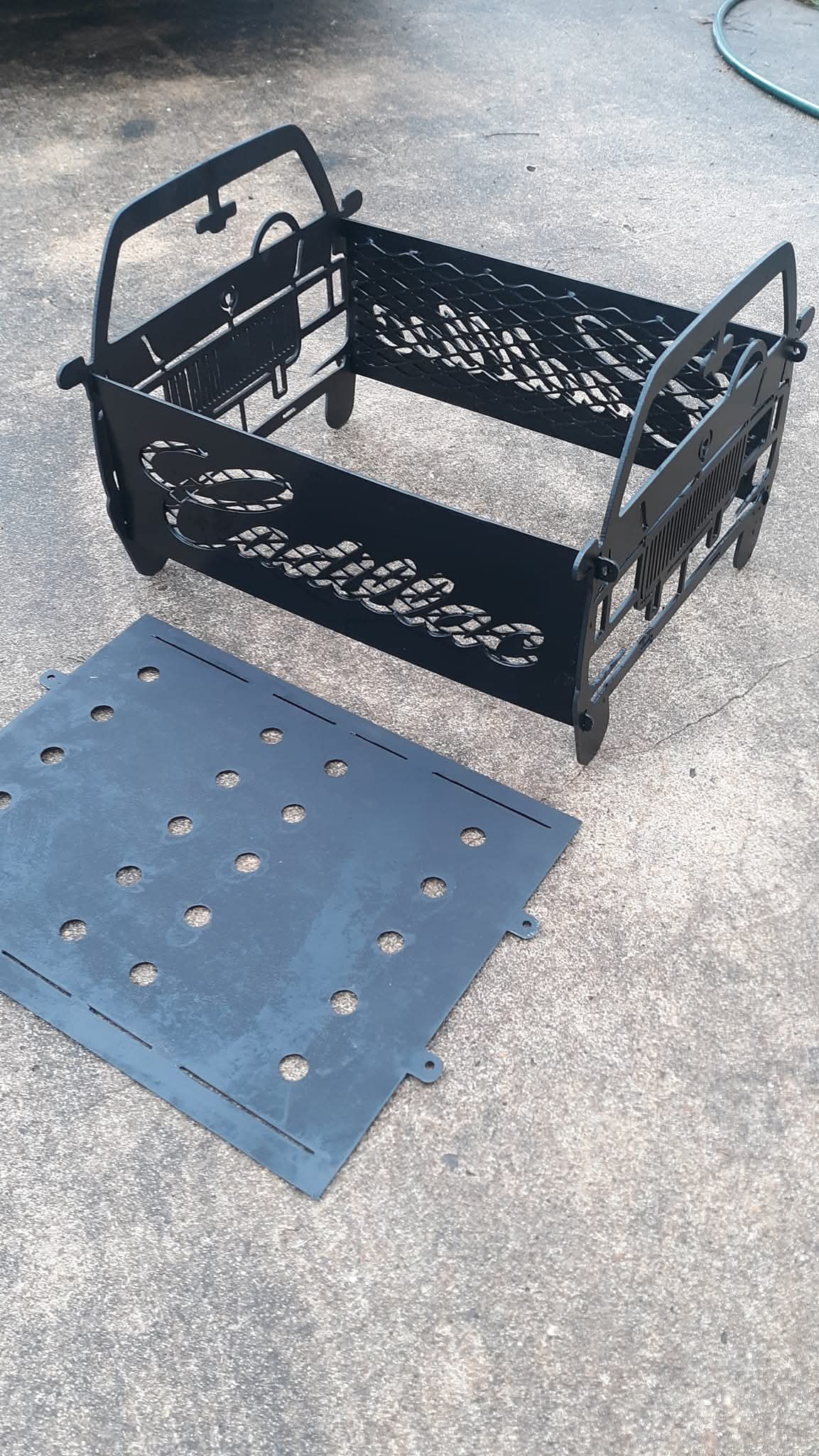 Cadillac fleetwood fire pit/grill