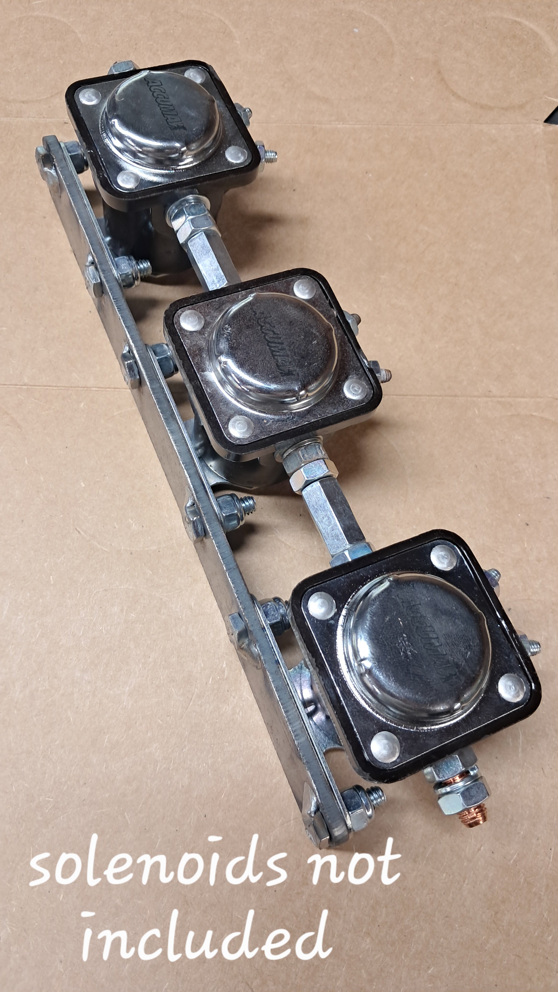 Triple solenoid mount