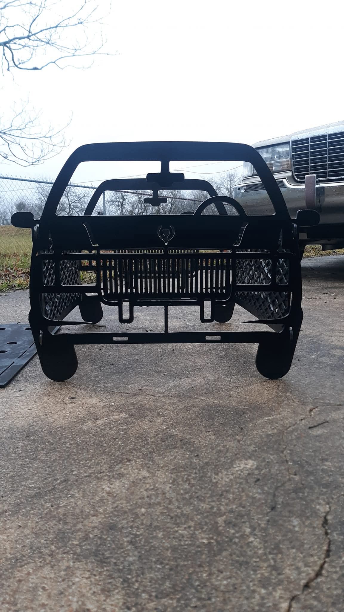 Cadillac fleetwood fire pit/grill